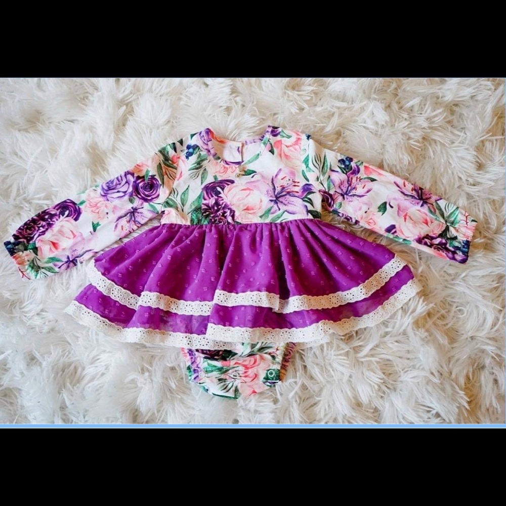 Dolly and Mac newborn skirted bubble